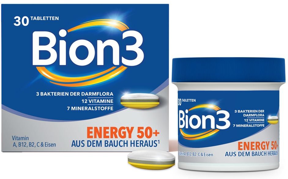 Bion3 50+ Energy Tabletten 30 St
