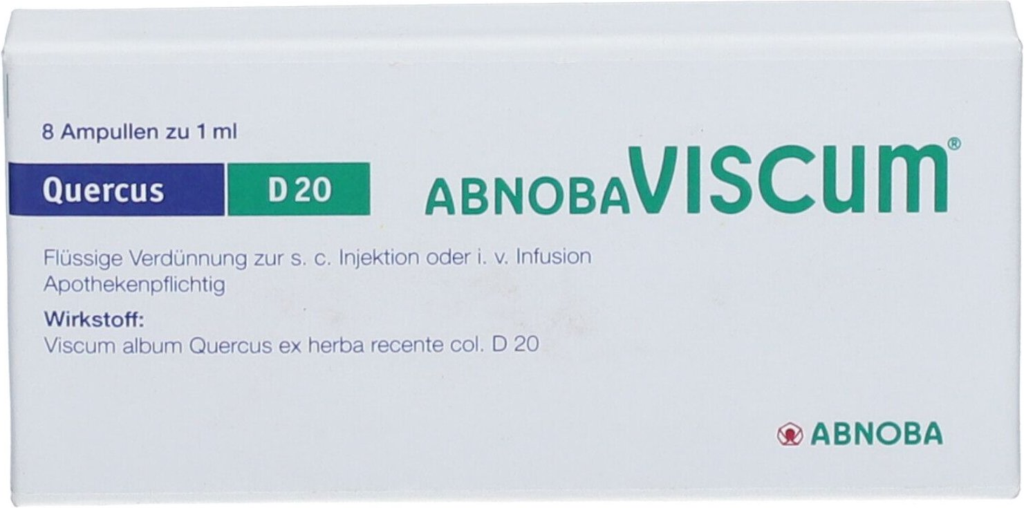 Abnobaviscum Quercus D 20 Ampullen 8 St
