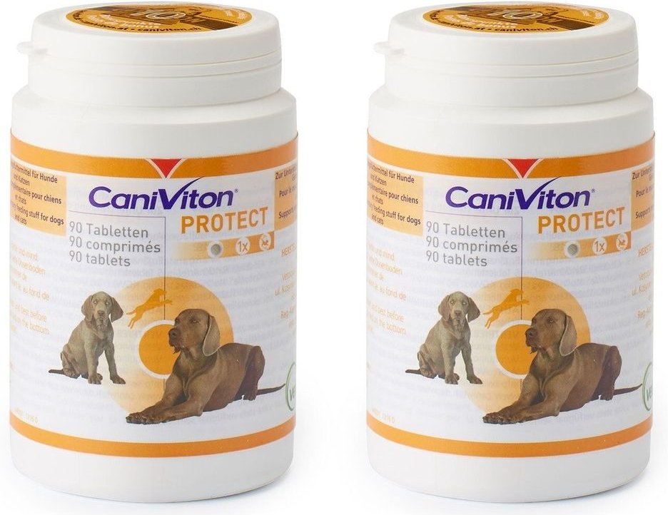Caniviton Protect Erg.Futterm.Tbl.f.Hunde/Katzen x2 2x90 St Tabletten