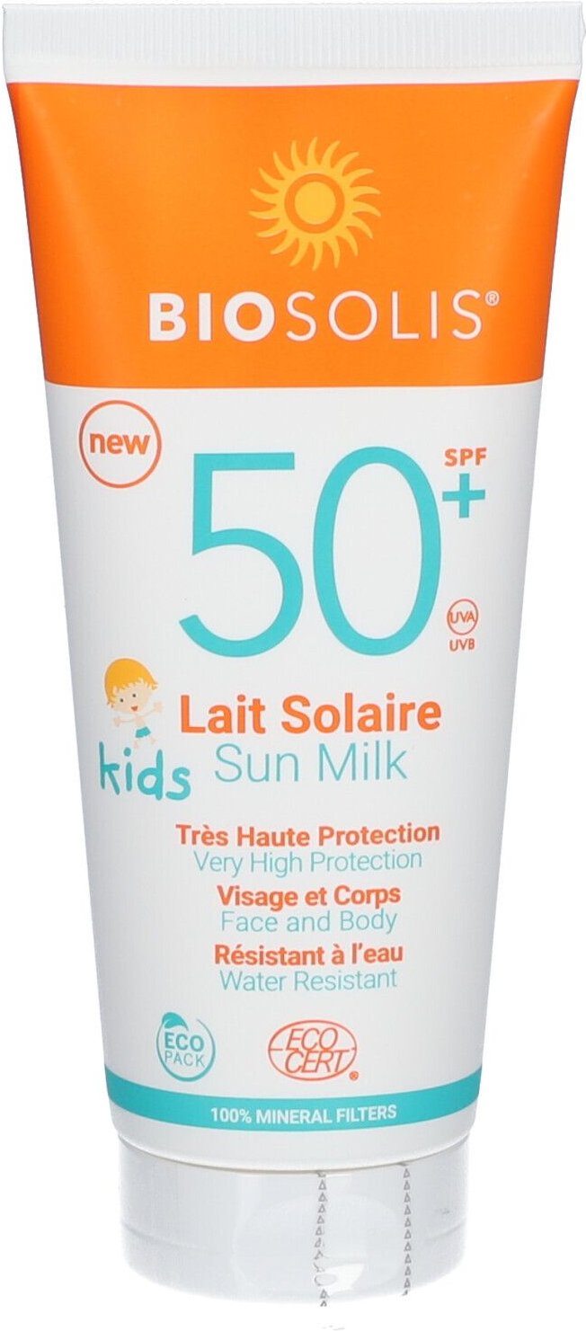 BIO Sonnenmilch Baby & Kids LSF 50+ Biosolis 100 ml Milch