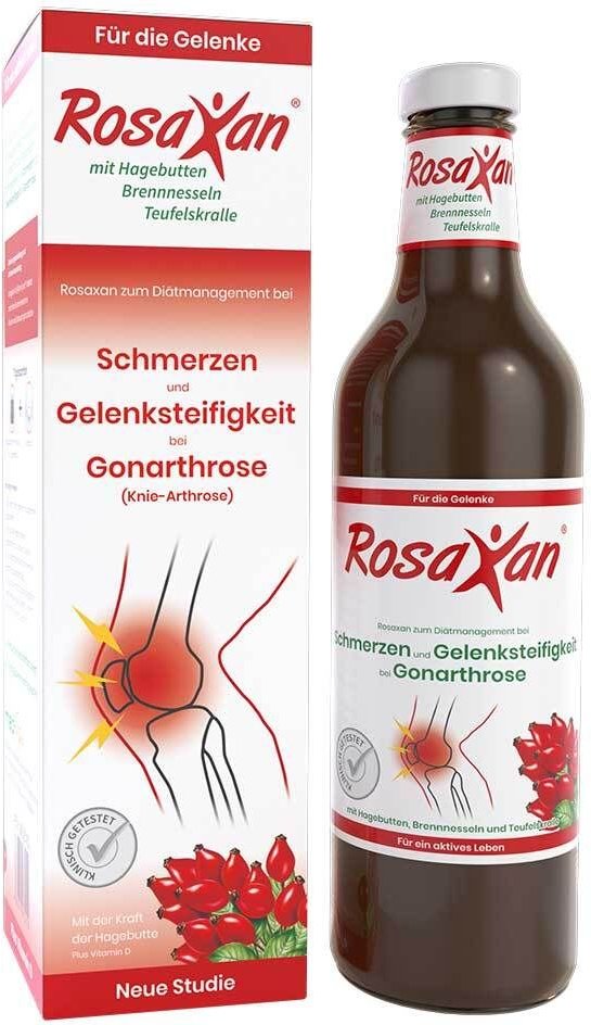 Rosaxan flüssig+Vitamin D Tabletten 20 St 750 ml Flüssigkeit