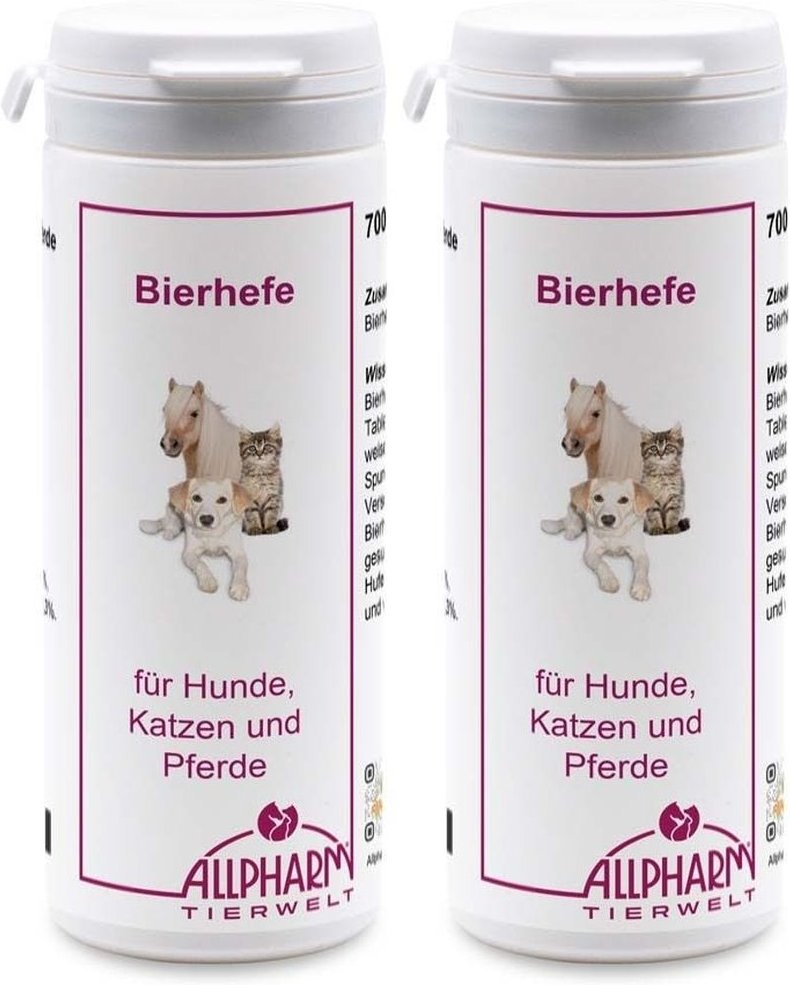 Bierhefe Tabletten f.Haustiere und Pferde 2x 2x700 St