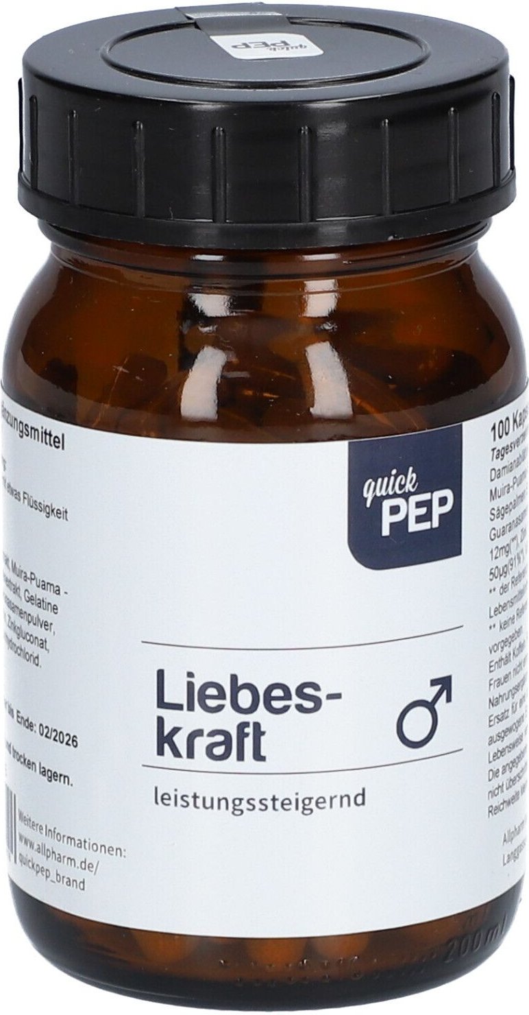Quickpep Liebeskraft Mann Kapseln 100 St