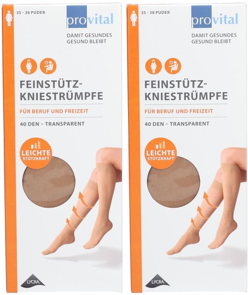 Provital Kniestr40Pud35-38 x2 2x2 St