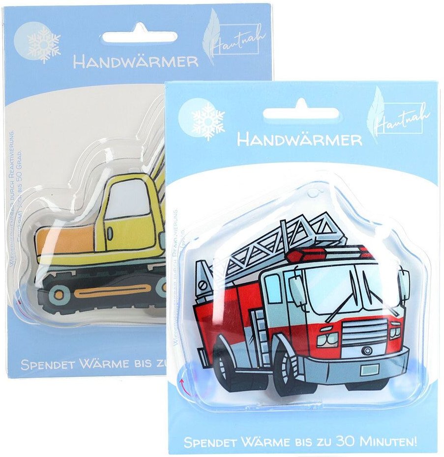 Handwärmer-Set Feuerwehr & Bagger 2x1 St Set