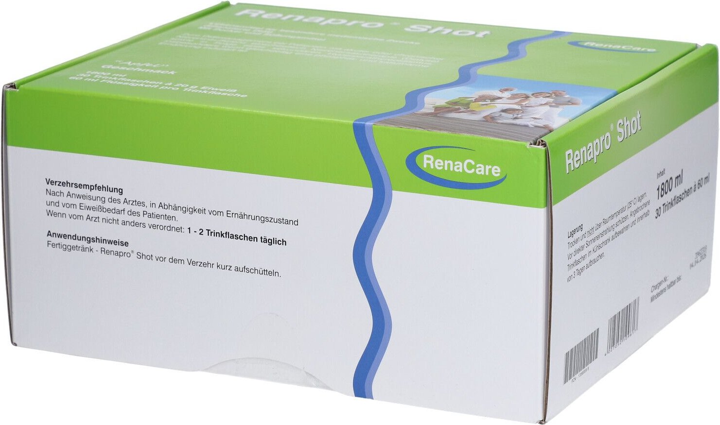 Thumbnail - Renapro Shot Apfel flüssig 30x60 ml Flüssigkeit