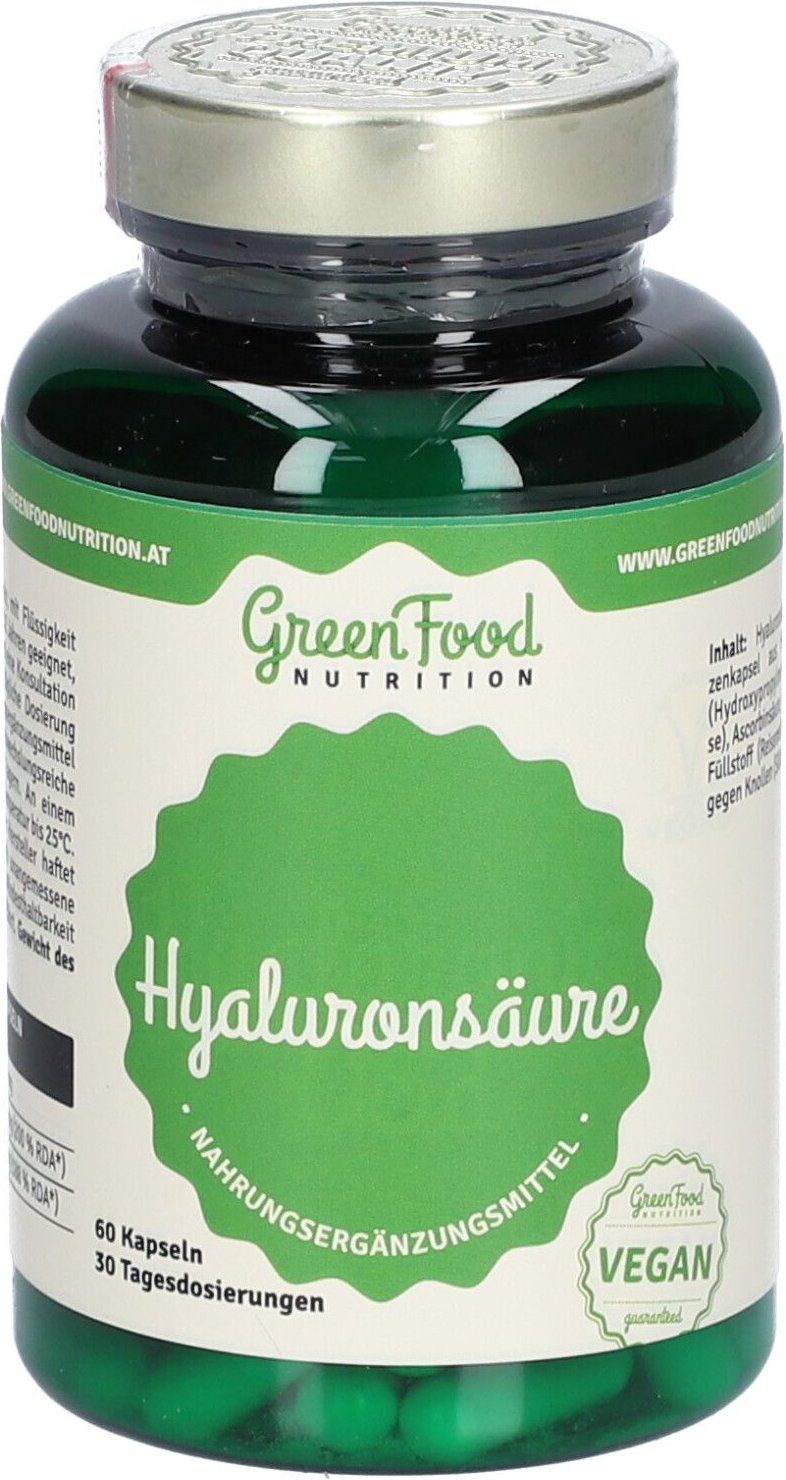 GreenFood Nutrition Hyaluronic Acid 60cps 60 St Kapseln