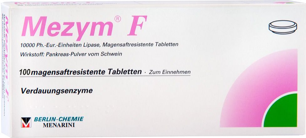 Mezym F magensaftresistente Tabletten 100 St magensaftresistent