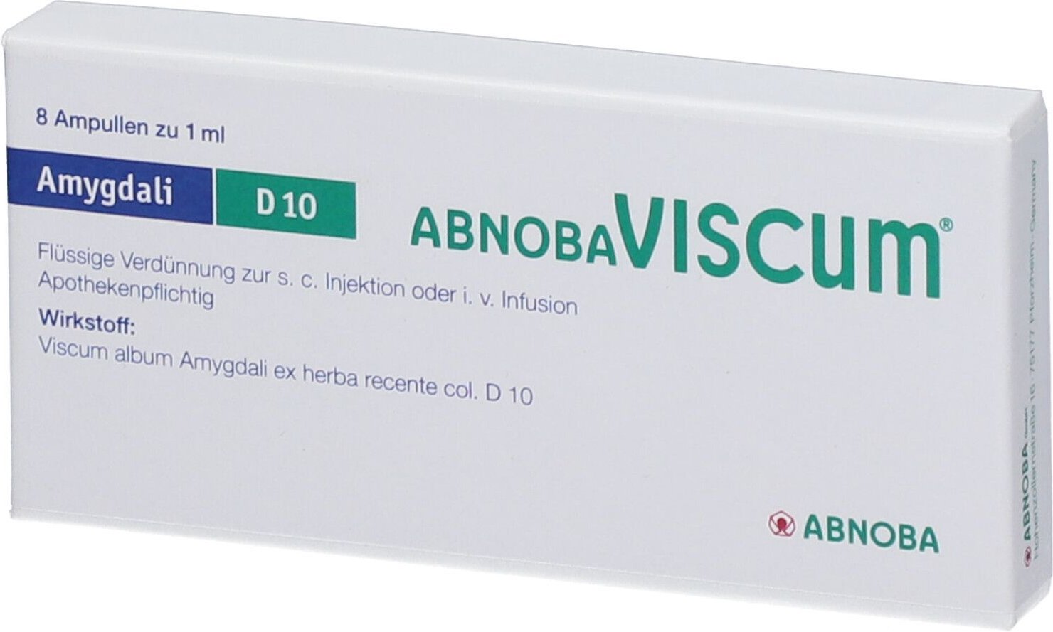 Abnobaviscum Amygdali D 10 Ampullen 8 St