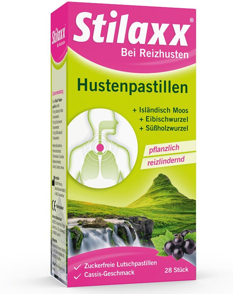 Stilaxx Hustenpastillen Isländisch Moos 28 St Lutschpastillen
