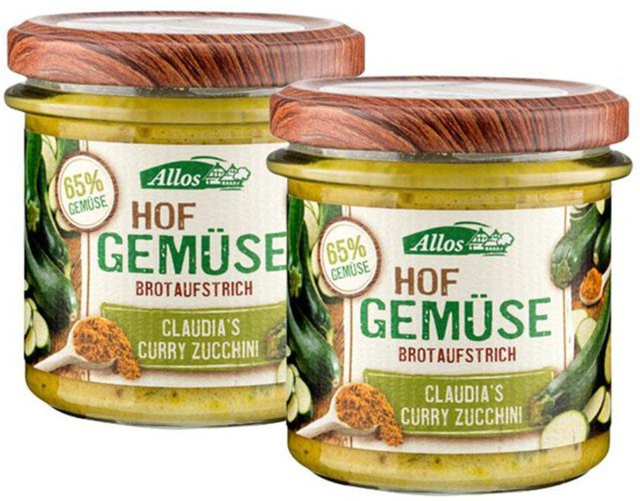 Allos Bio Hofgemüse Claudias Curry Zucchini 2x135 g Sonstige