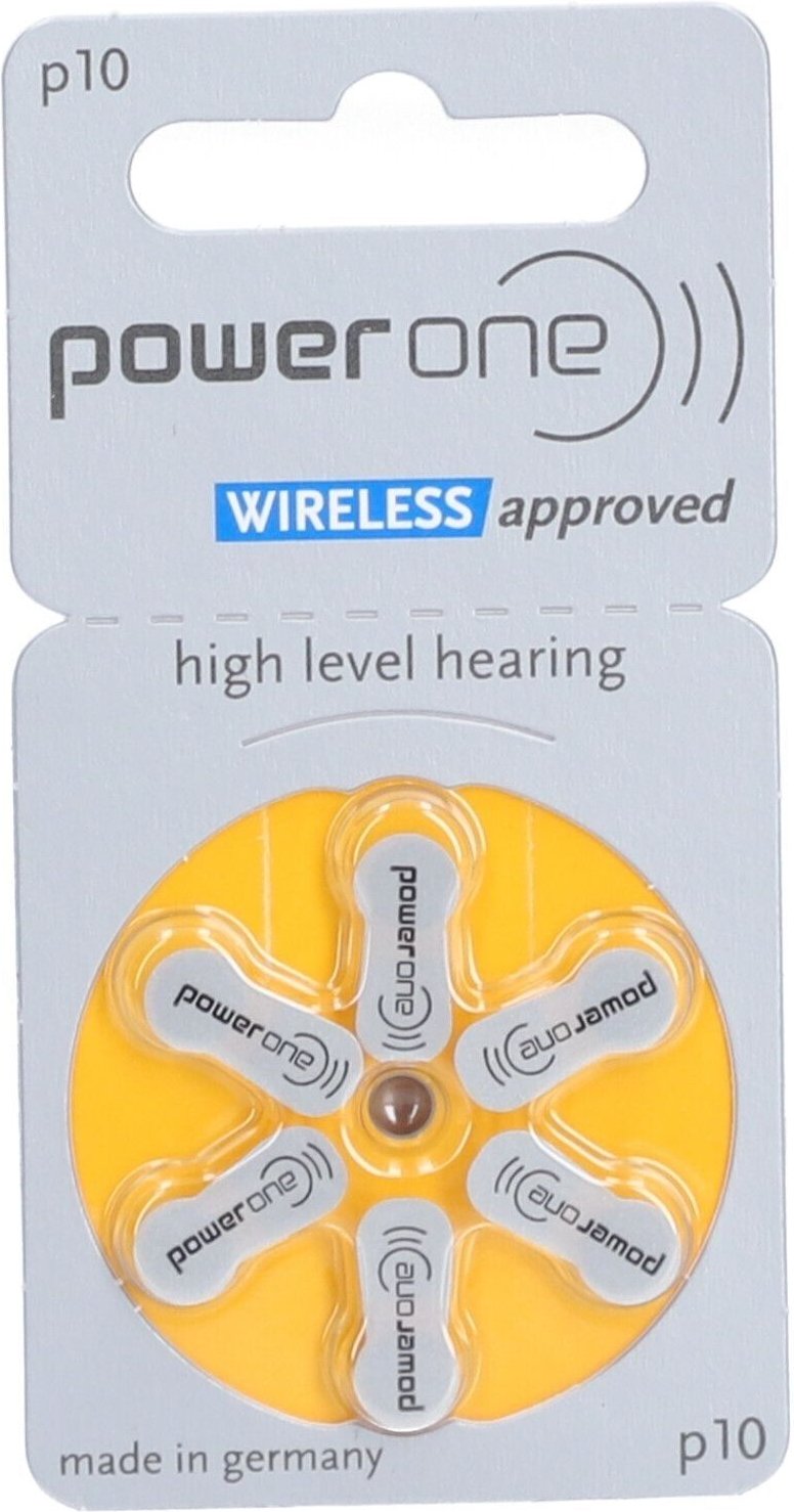 Batterien Hör PowerOne 10 4x 4x6 St