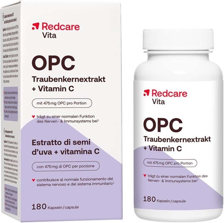 Thumbnail - Opc+Vitamin C RedCare Kapseln 180 St