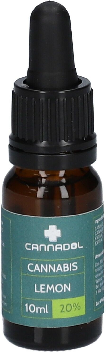 CBD 20% Bio Cannadol Hanfextrakt Lemon Tropfen 10 ml