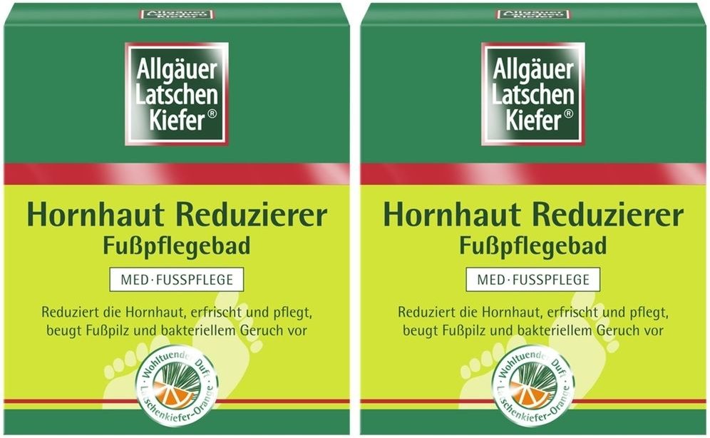 Allgaeuer LAT Hornh RED FU x2 2x10x10 g Fußbad