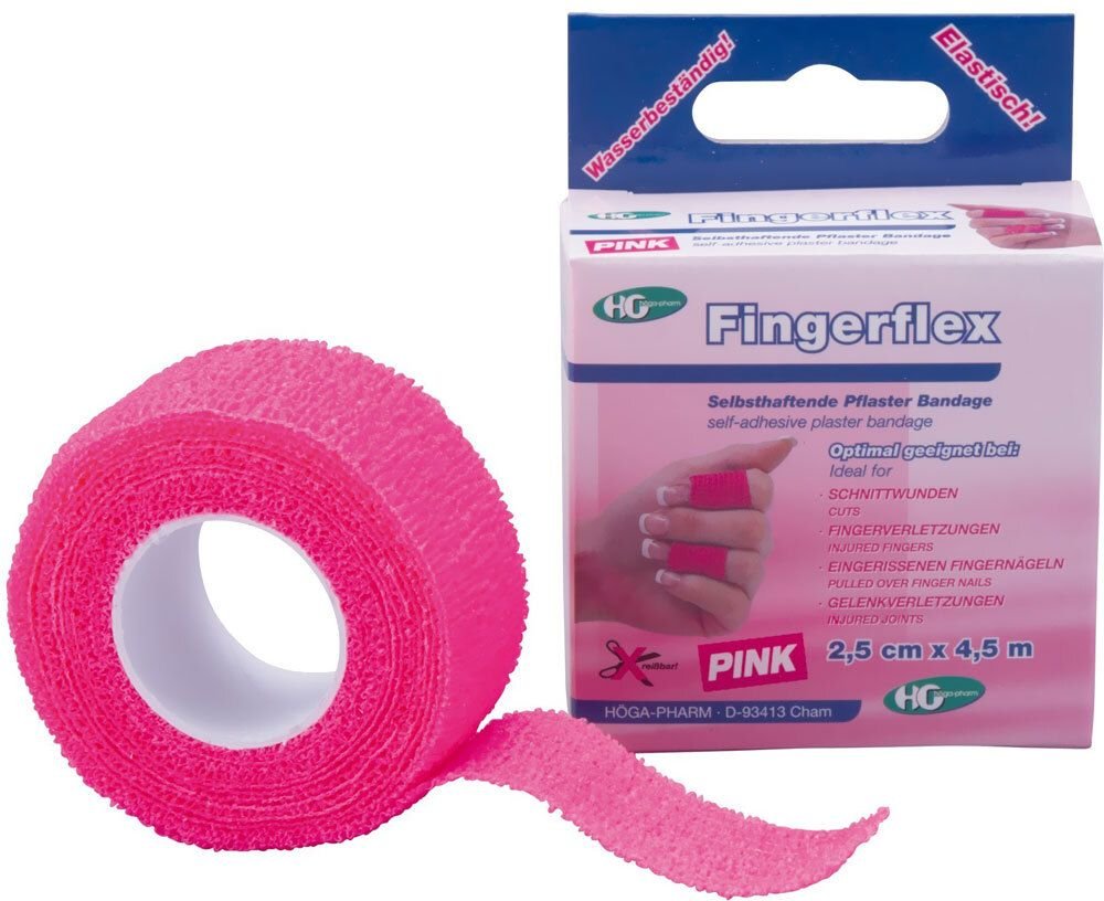 Fingerflex 2,5 cmx4,5 m blau latexfrei 1 St Pflaster
