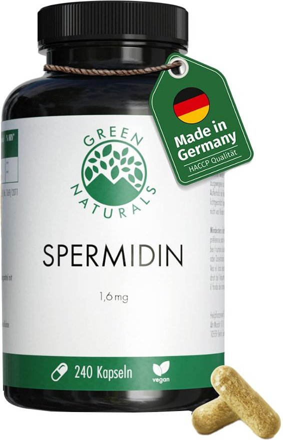 Green Naturals Spermidin 1,6 mg vegan Kapseln