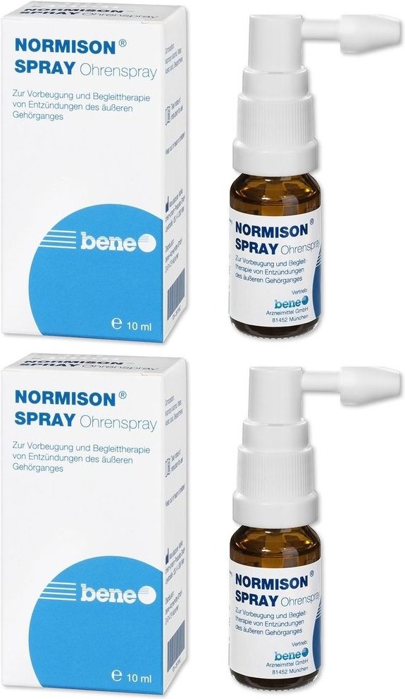 Normison Ohrenspray 2x 2x10 ml Spray