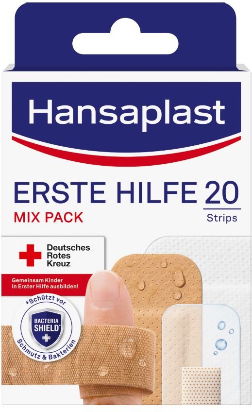 Hansaplast Erste Hilfe Pflaster Mix 20 St