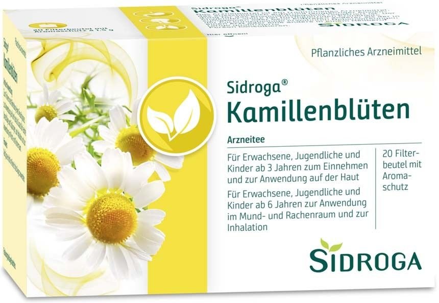 Thumbnail - Sidroga Kamillenblüten Tee Filterbeutel 20x1,5 g