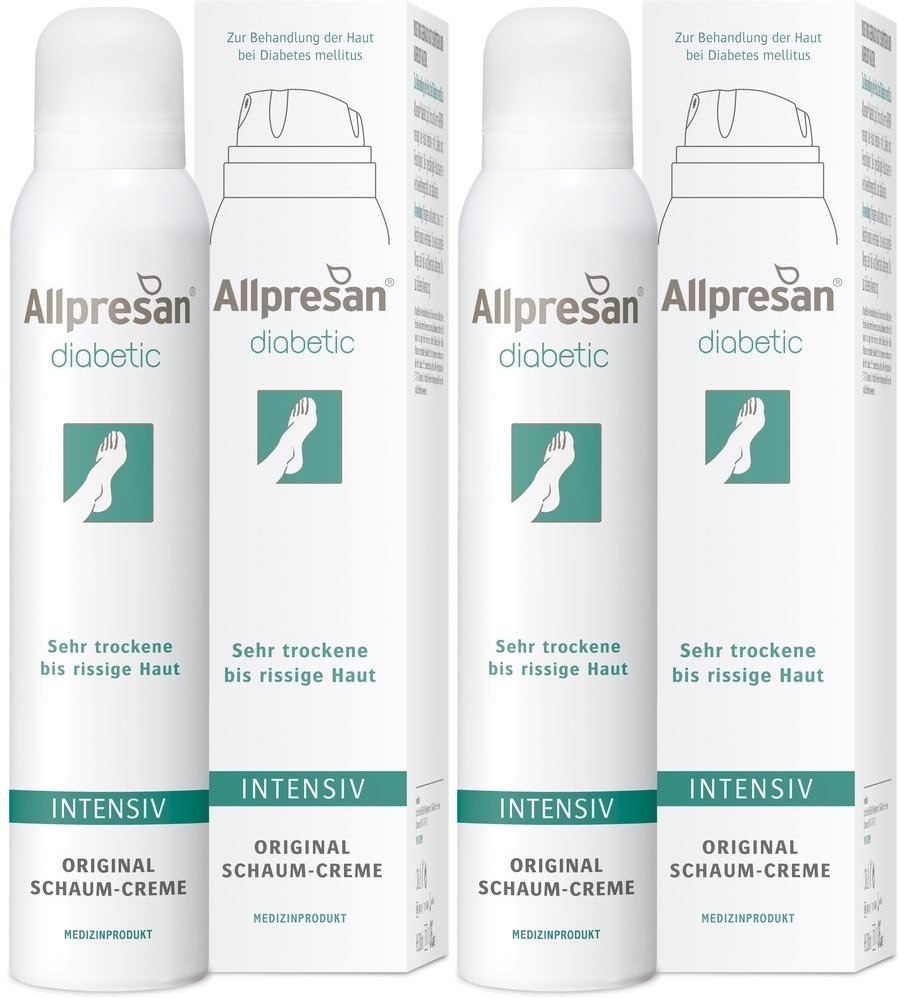 Allpresan diabetic Fuß Intensiv Schaum 2x 2x200 ml