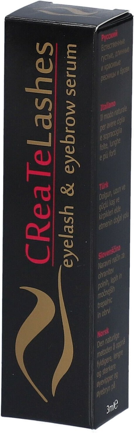 CReaTeLashes Wimper- en Wenkbrauwserum 1 St Stifte