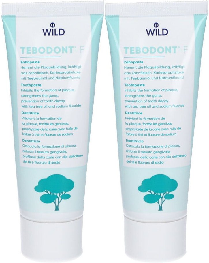 Tebodont Zahnpasta F 2x75 ml
