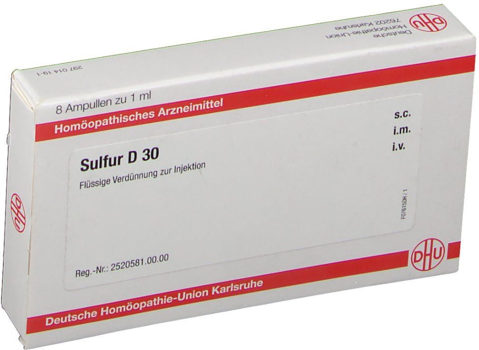 Sulfur D 30 Ampullen 8x1 ml