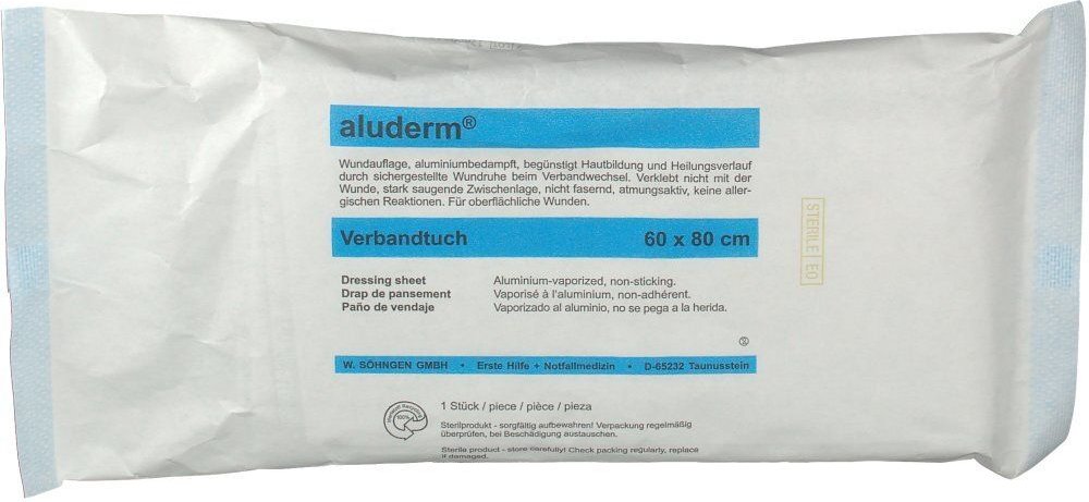 Aluderm Verbandtuch 60x80 cm 1 St Tücher