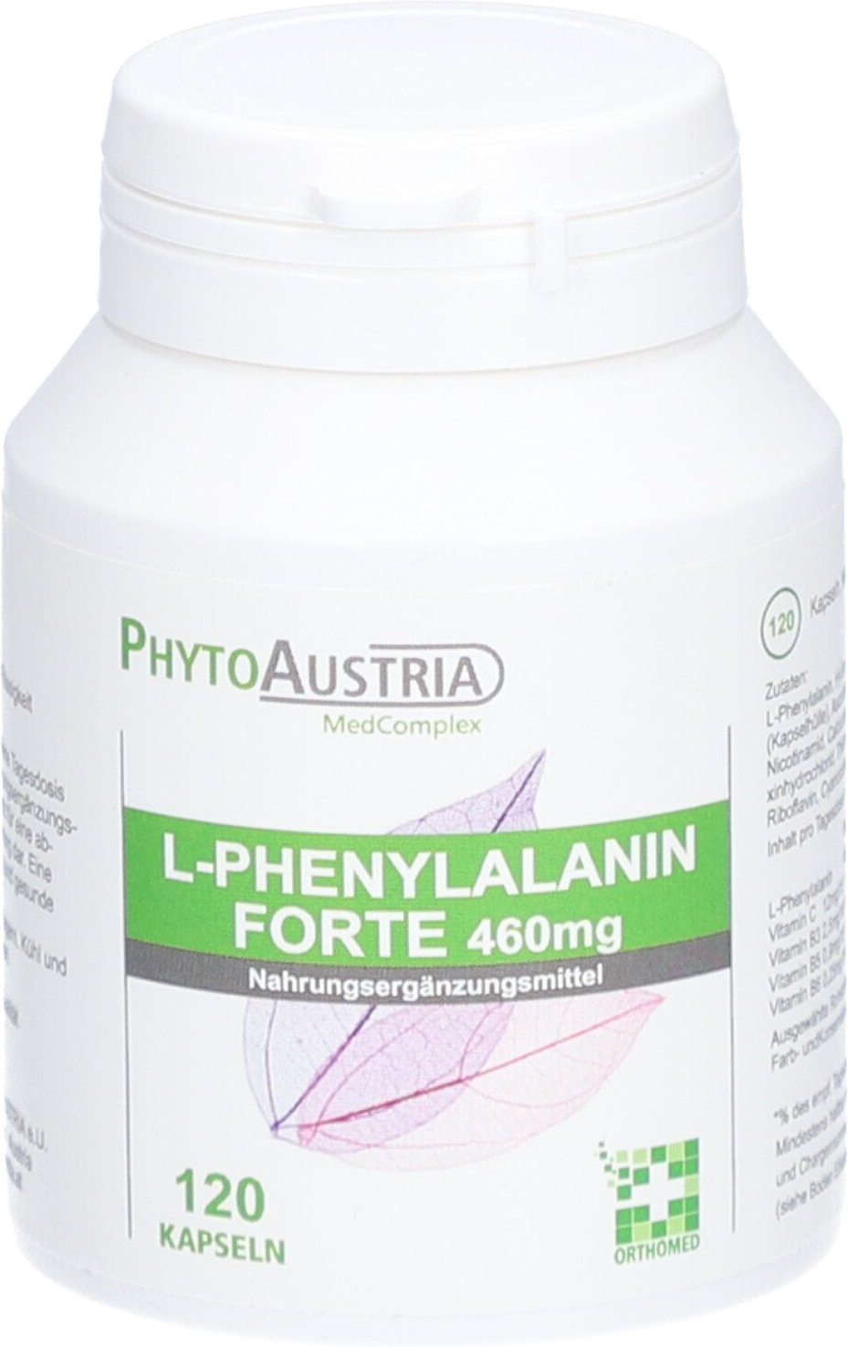 Thumbnail - L-Phenylalanin KPS FTE 460Mg 120 St Kapseln
