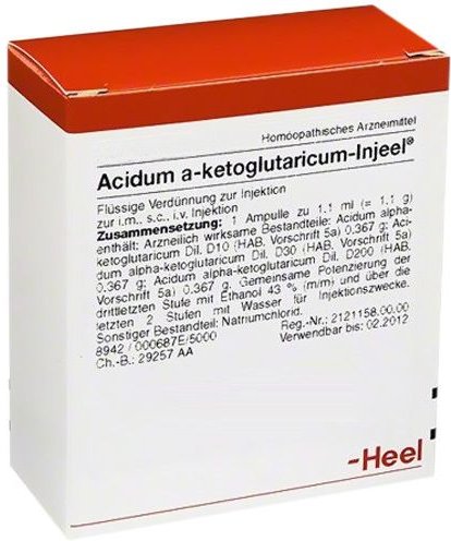 Acidum Alpha-Ketoglutaricum Injeel Ampullen 10 St