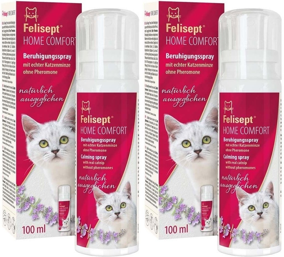 Felisept Home Comf.Beruhigungspray f.Katzen 2x 2x100 ml Spray