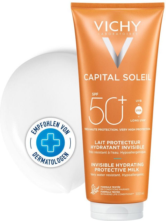 Vichy Capital Soleil Sonnenmilch Familie LSF 50+ 300 ml Milch