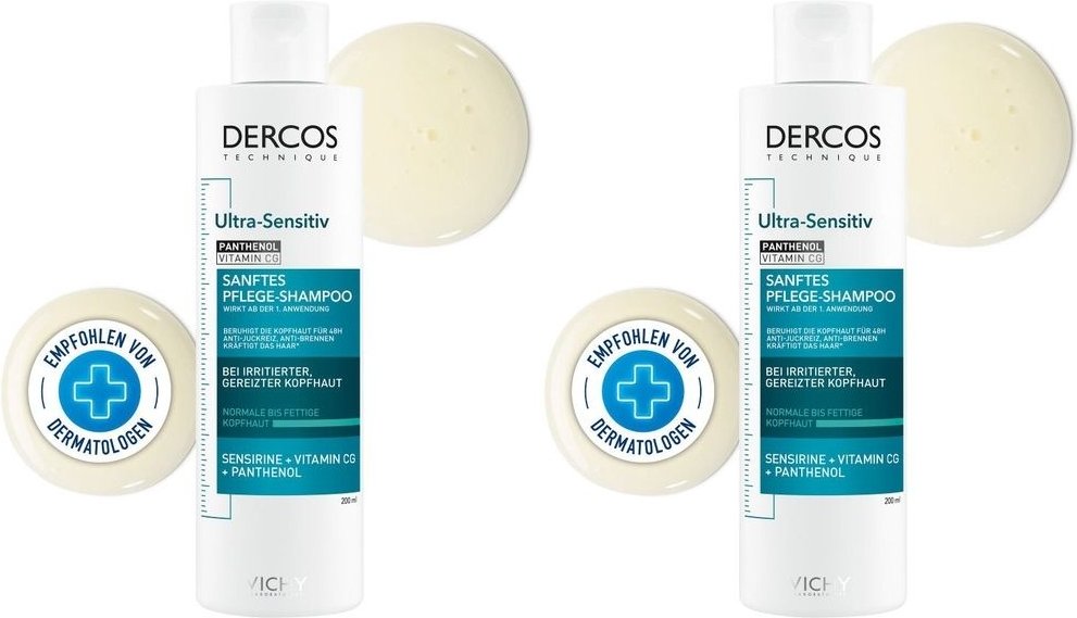 Vichy Dercos Ultra Sens FH x2 2x200 ml Shampoo