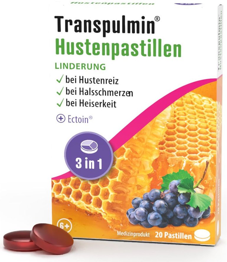 Transpulmin Hustenpastillen 20 St Pastillen