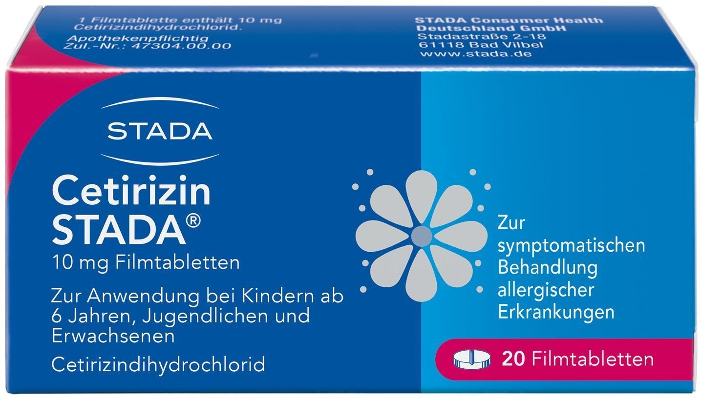 Cetirizin Stada 10 mg Filmtabletten 20 St