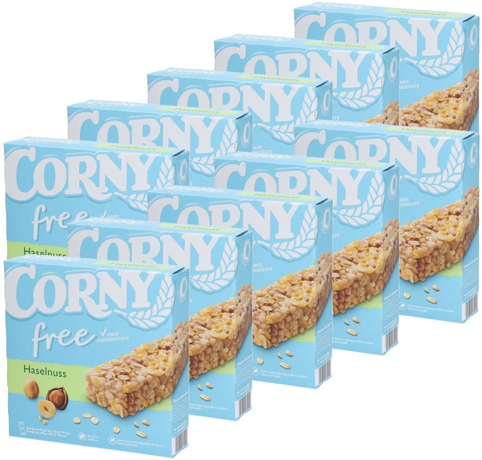 Corny free Haselnuss x10 10x6 St Riegel