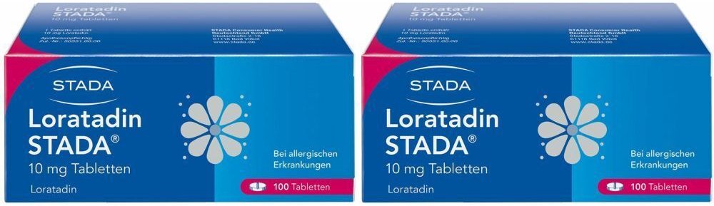 Loratadin Stada 10 mg Tabletten 200 Doppelpack 2x100 St