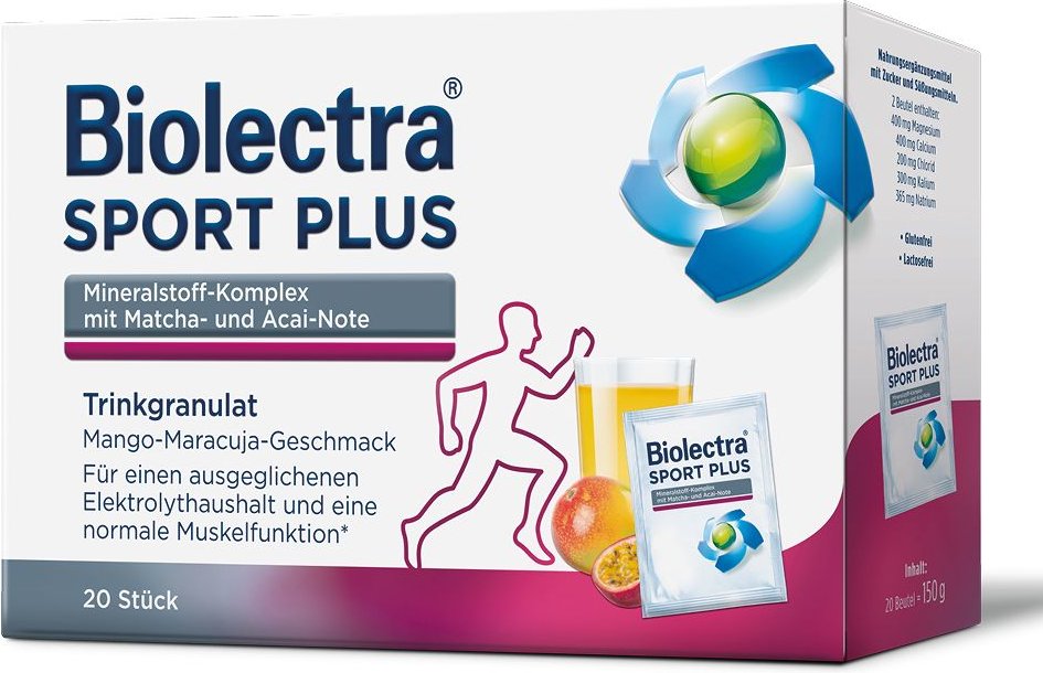 Biolectra Sport Plus Trinkgranulat 20x7,5 St Granulat