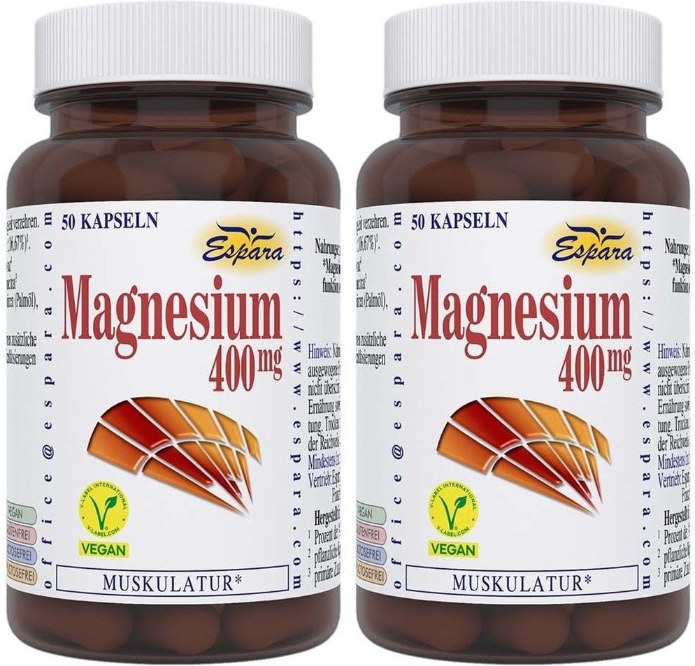 Magnesium 400 Kapseln 2x 2x50 St