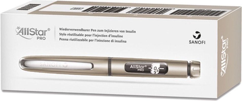 Allstar Pro Injektionsgerät silber 1 St Stifte