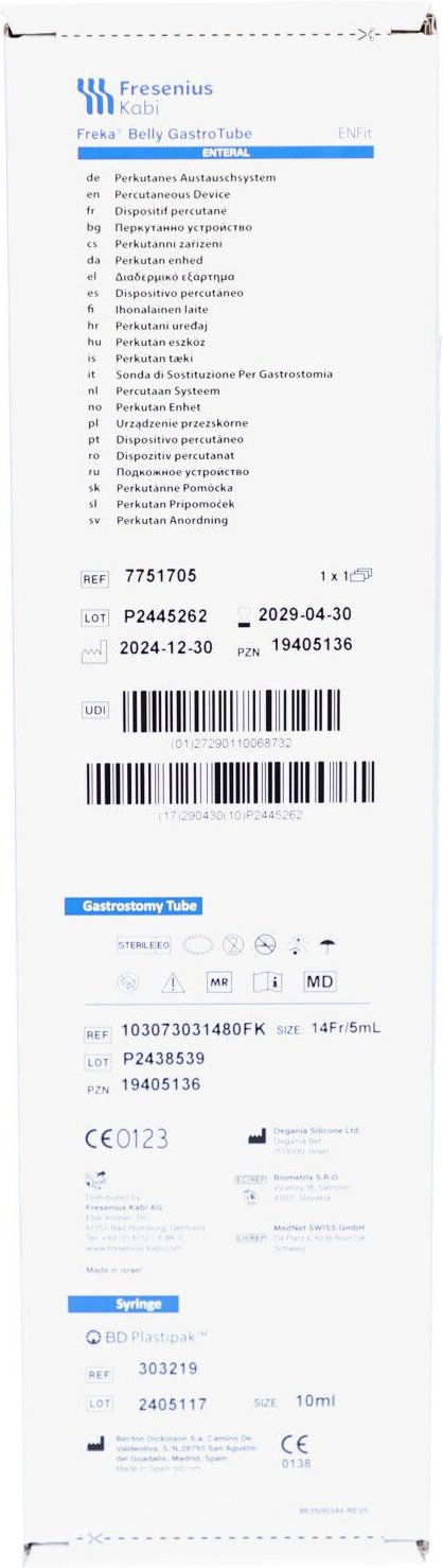 Freka Belly GastroTube Ch 14 ENFit 1 St Set