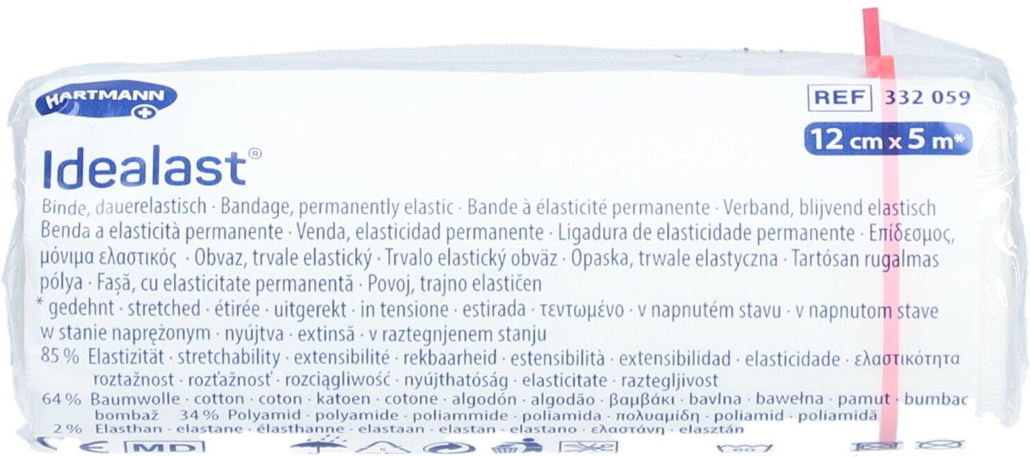 Idealast Universalbinde 12 cmx5 m weiß 1 St Binden