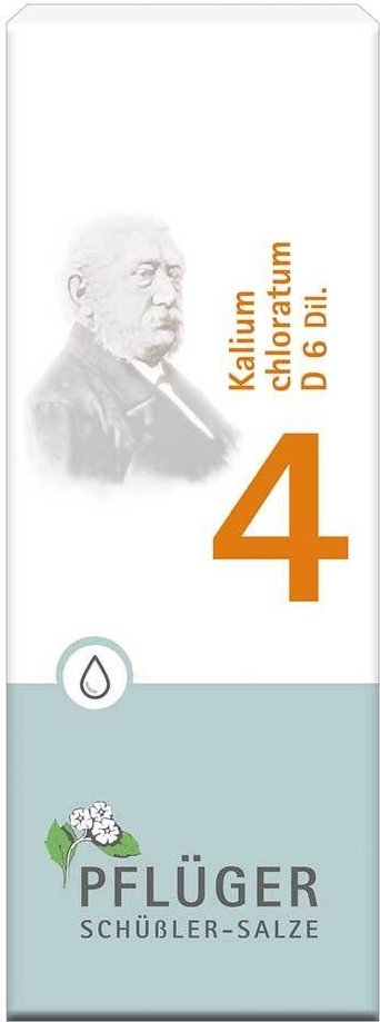 Biochemie Pflüger 4 Kalium chloratum D 6 Tropfen