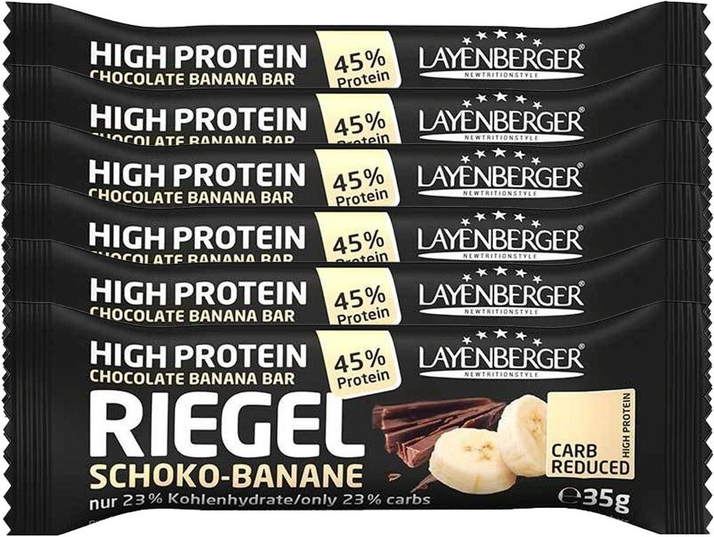 Layenberger LowCarb.one Protein Riegel, Schoko-Banane 6x35 g Riegel