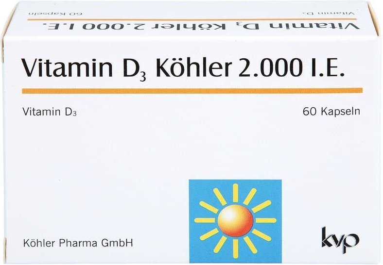 Vitamin D3 Köhler 2000 IE Kapseln