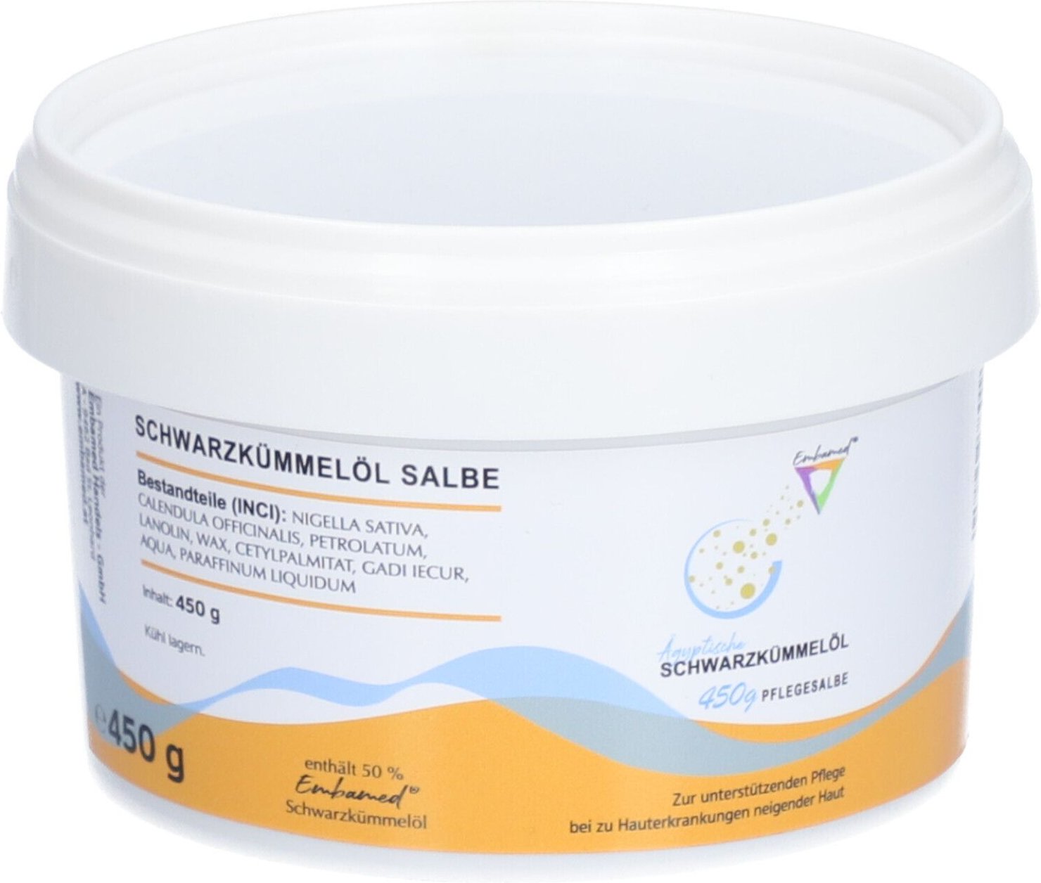 Schwarzkümmelöl Salbe Embamed 50% 450 g