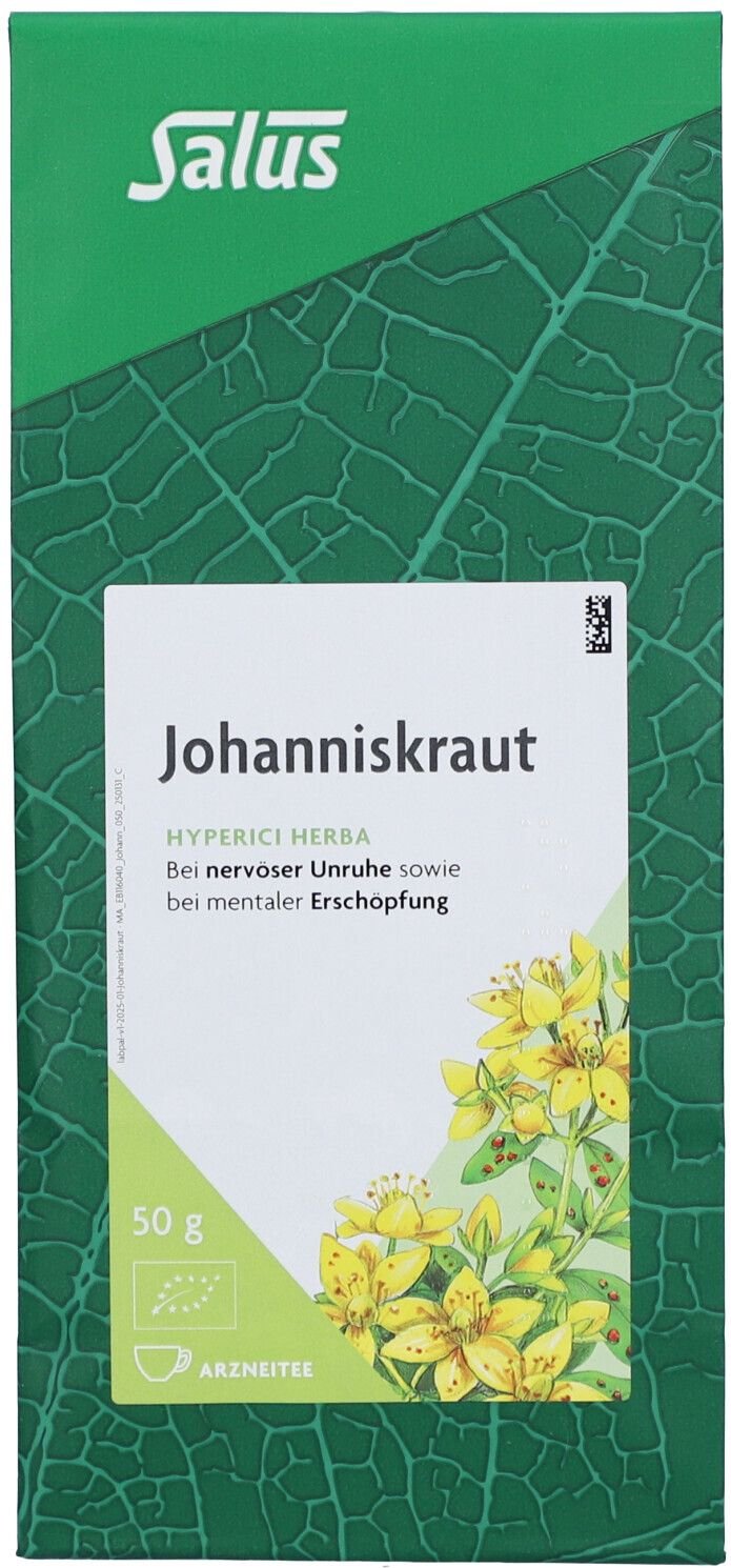 Johanniskraut Arzneitee Hyperici herba Bio Salus 50 g Tee