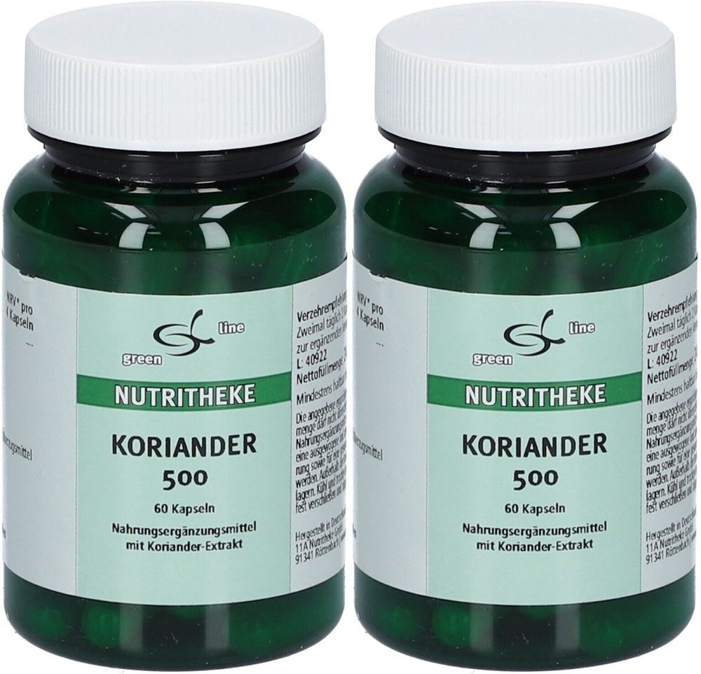 Koriander 500 Kapseln 2x 2x60 St
