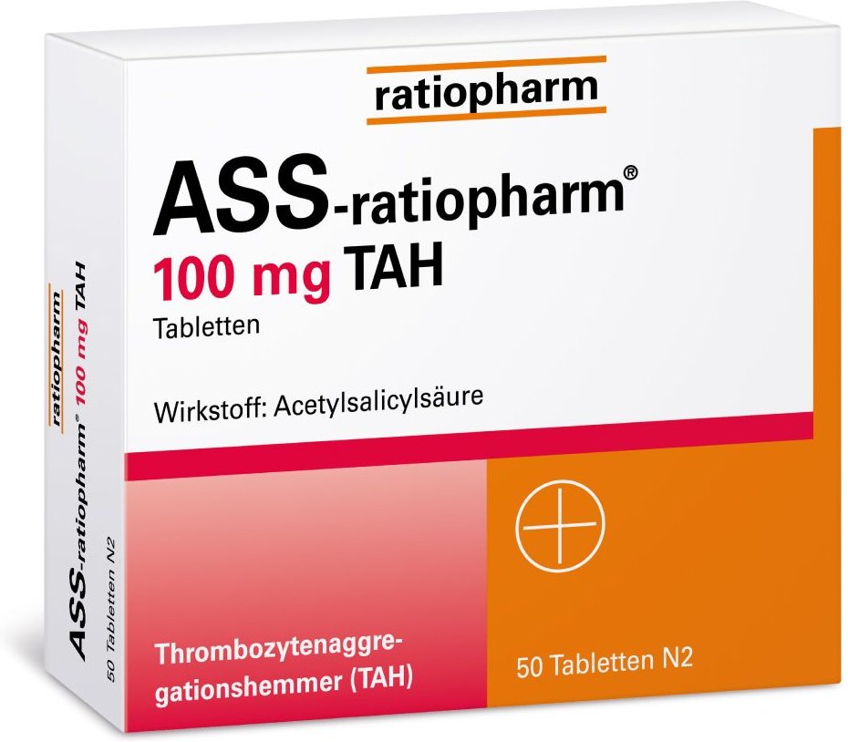 ASS 100 1A Pharma TAH Tabletten